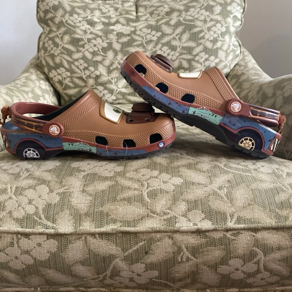 Crocs Cars Mater Classic Clog Men's 12/Women's 14.